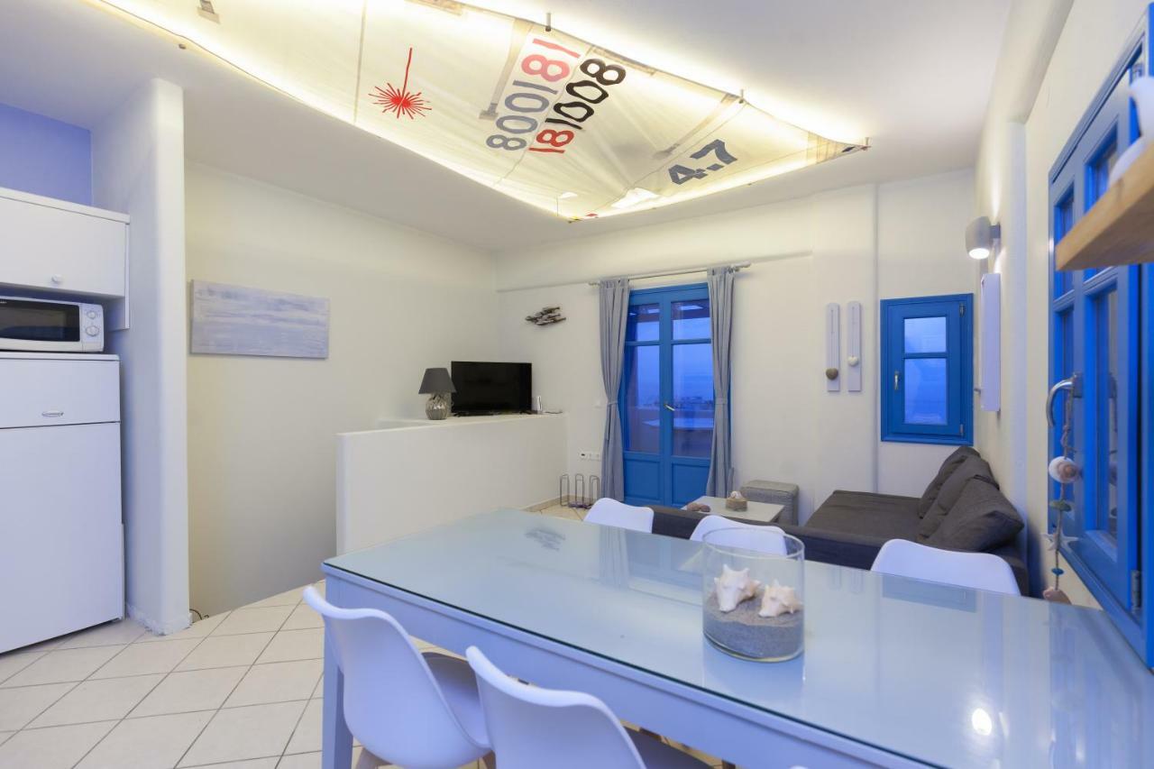 Just Blue With Amazing Sea Views In Piso Livadi Vila Exterior foto