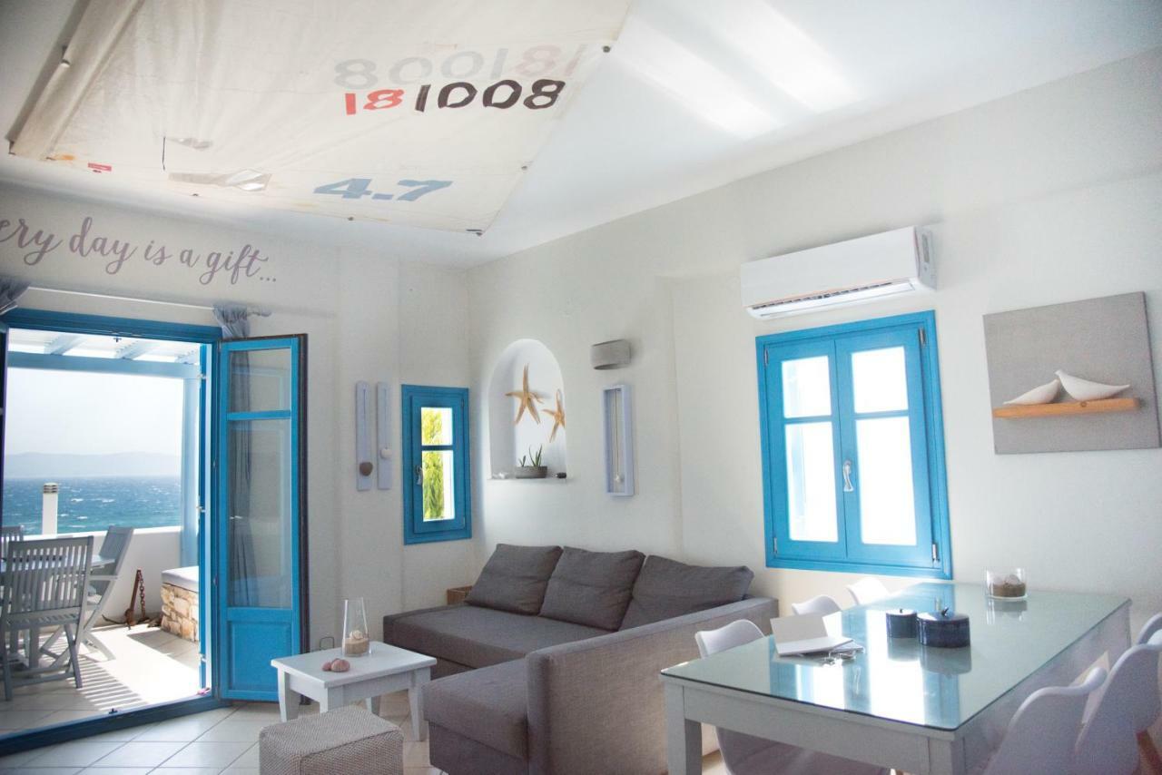 Just Blue With Amazing Sea Views In Piso Livadi Vila Exterior foto